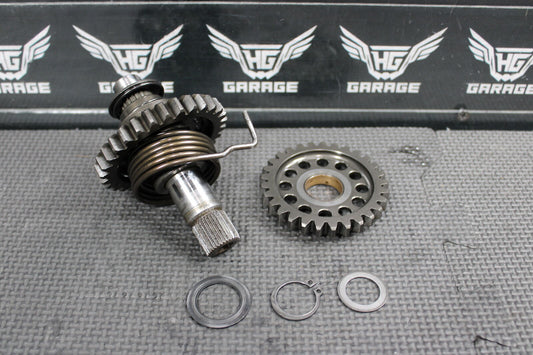 1998 YAMAHA WR400F YZ400 YZ400F OEM KICKSTART KICK START SHAFT W IDLER GEAR