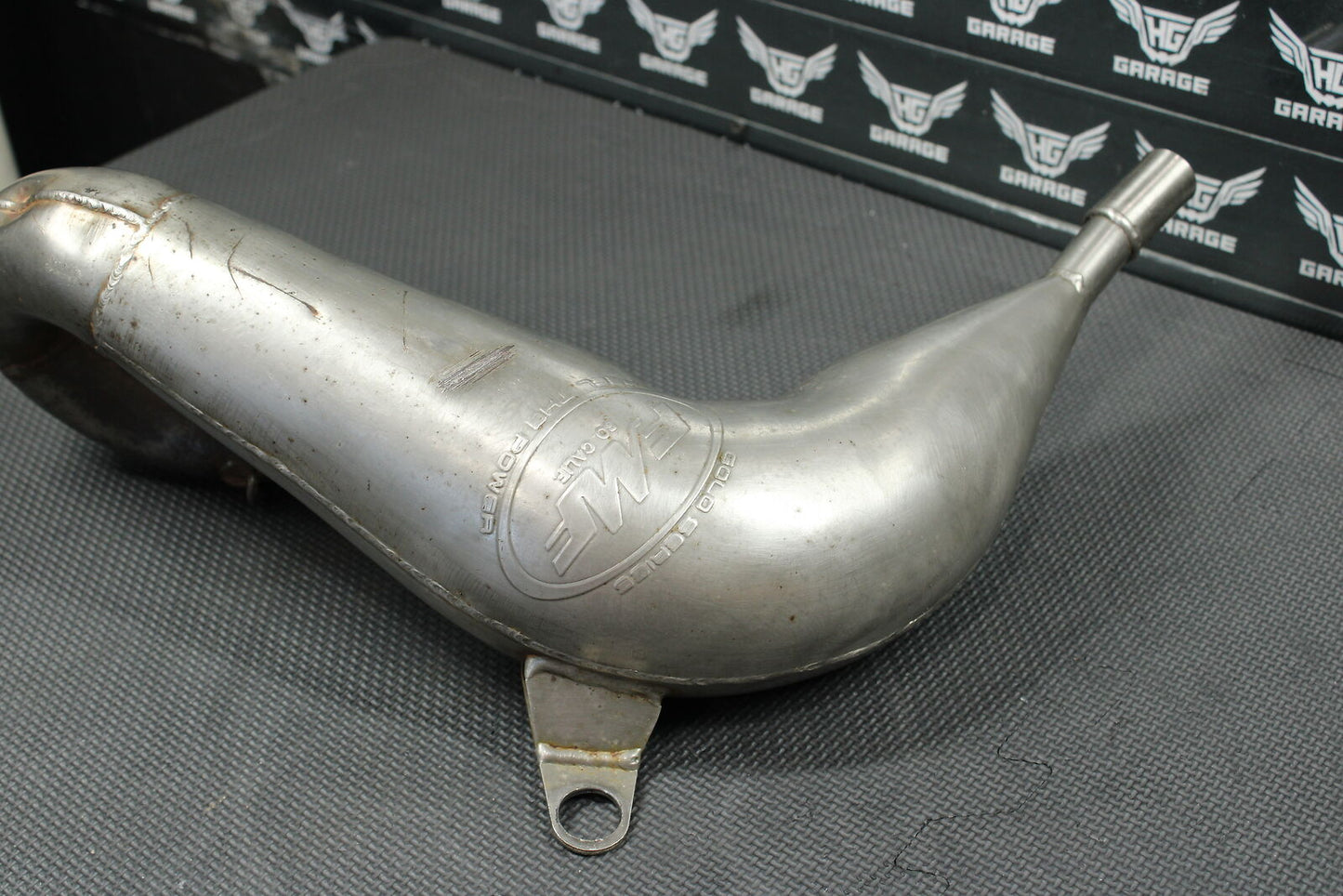 1993 HONDA CR80R FMF GOLD SERIES OLD SCHOOL EXHAUST PIPE CHAMBER HEADER