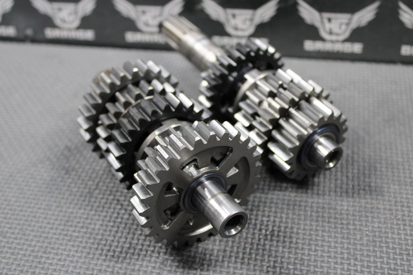 1988 88 - 91 HONDA CR250R OEM TRANSMISSION TRANNY GEARBOX GEARS SHIFT FORKS GOOD! - hggarage