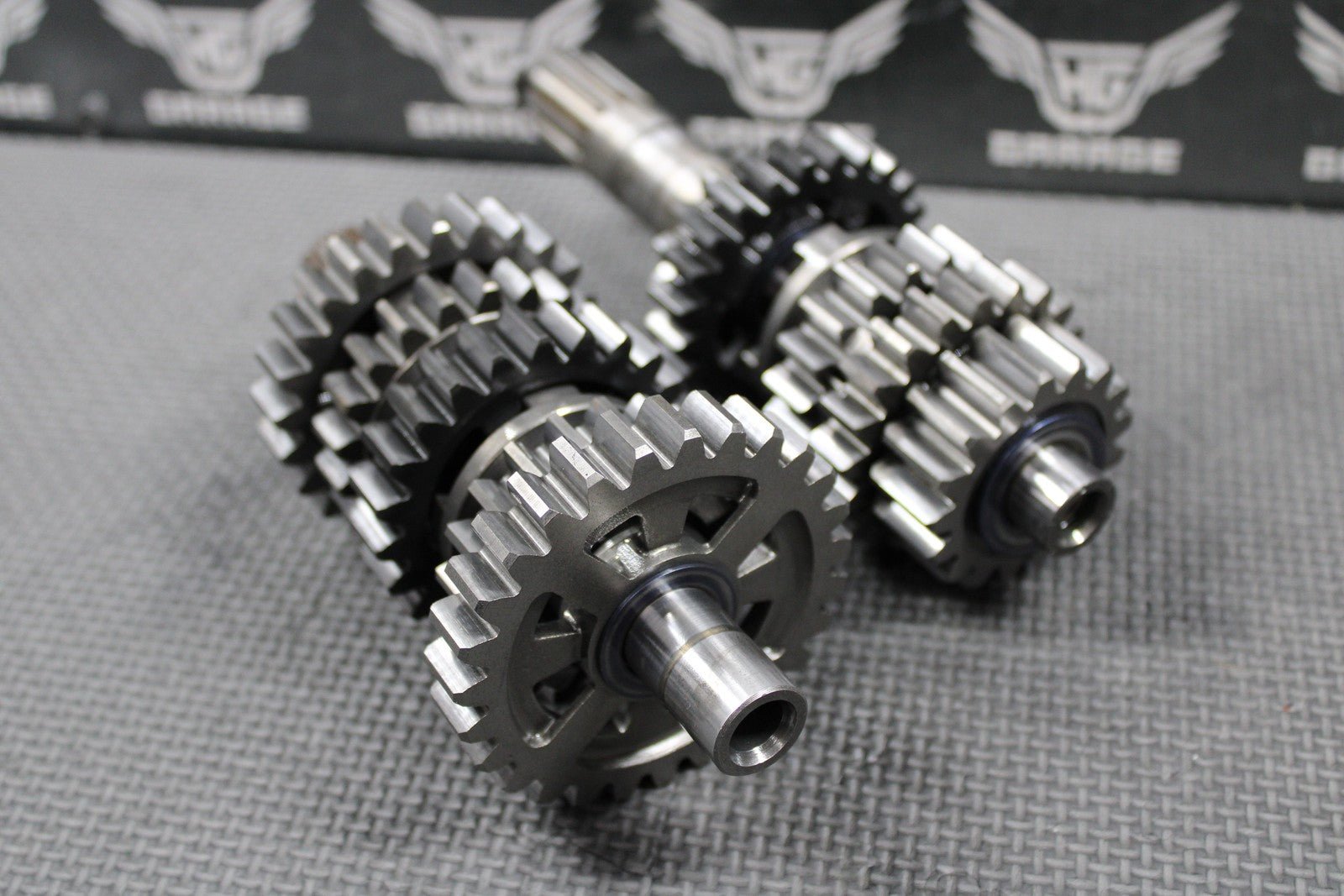 1988 88 - 91 HONDA CR250R OEM TRANSMISSION TRANNY GEARBOX GEARS SHIFT FORKS GOOD! - hggarage