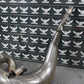 2003 KAWASAKI KX250 OEM EXHAUST PIPE CHAMBER HEADER MUFFLER 18120-0004 *CRACK