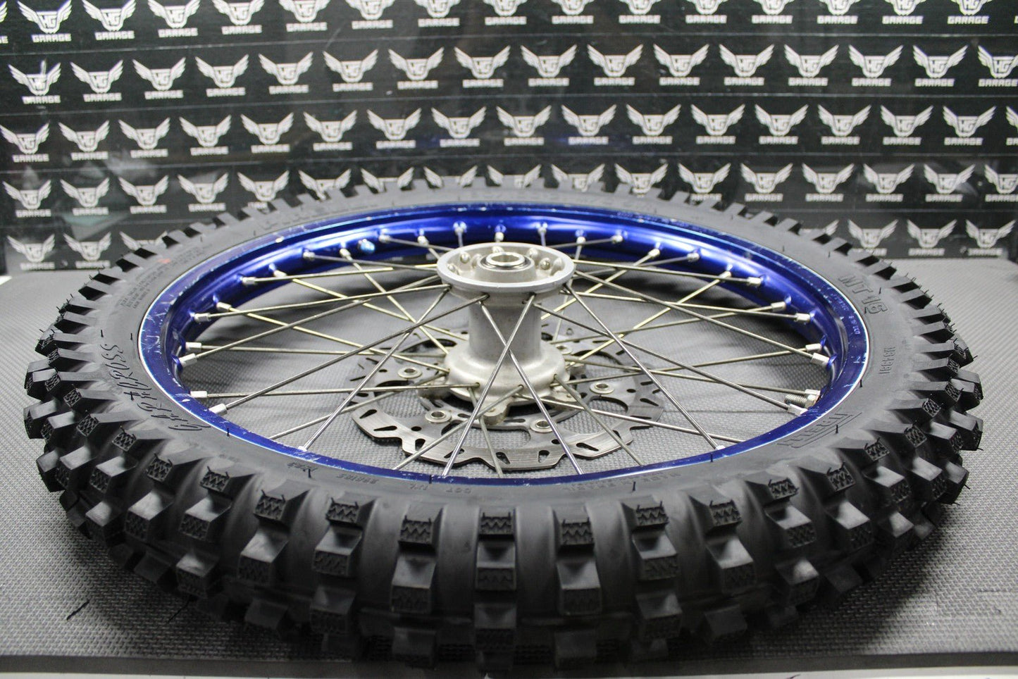 2020 YAMAHA 20 - 22 WR250F 18 - 22 YZ250FX OEM DID BLUE FRONT WHEEL RIM HUB NEW TIRE - hggarage