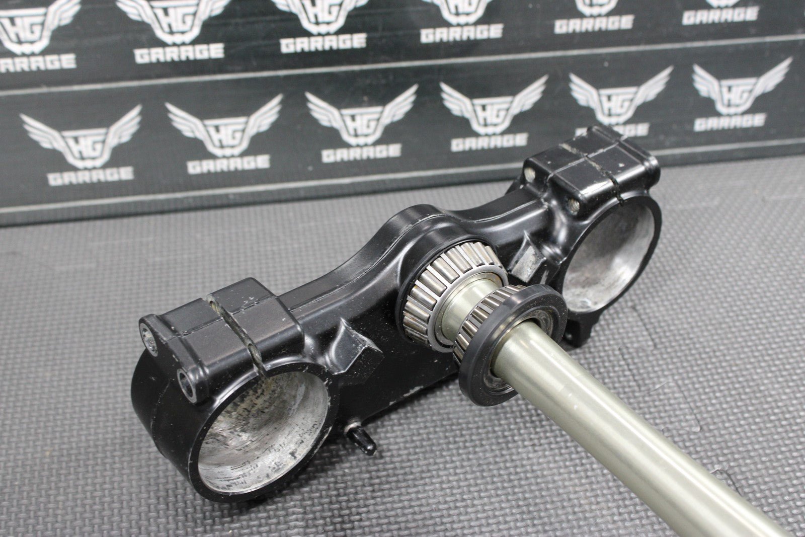 2014 KAWASAKI KX250F 13 - 14 OEM FRONT FORKS LOWER UPPER TRIPLE TREE CLAMP SET - hggarage