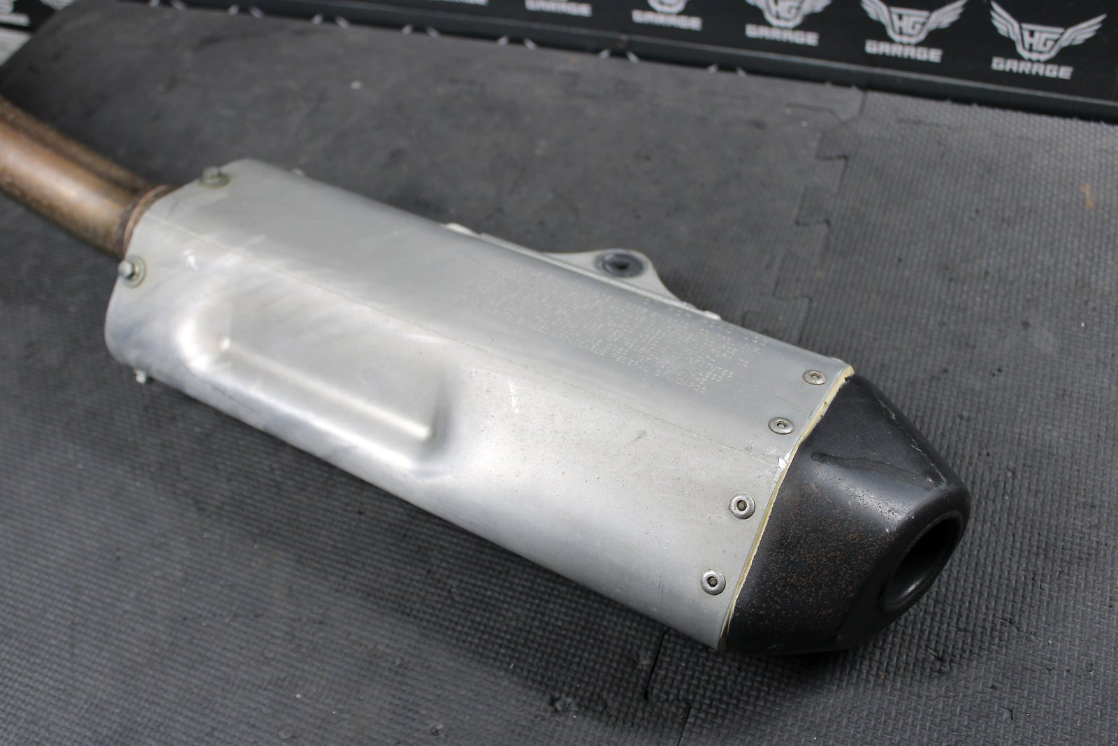 2014 KAWASAKI 13 - 16 KX250F OEM MUFFLER EXHAUST SILENCER SLIP ON PIPE - hggarage