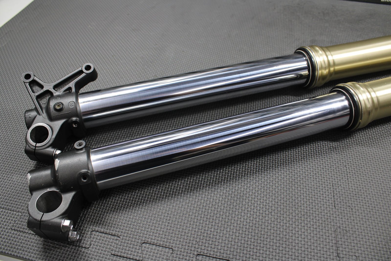 2018 2019 YAMAHA YZ250FX OEM 48MM RIGHT LEFT FRONT SUSPENSION FORKS SHOCKS NICE! - hggarage