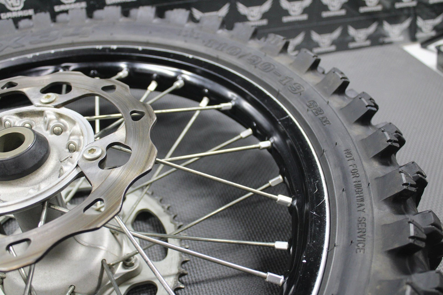 2019 2020 SUZUKI RMZ250 OEM DID REAR BACK WHEEL RIM HUB TIRE 19 x 1.85 GOOD! - hggarage