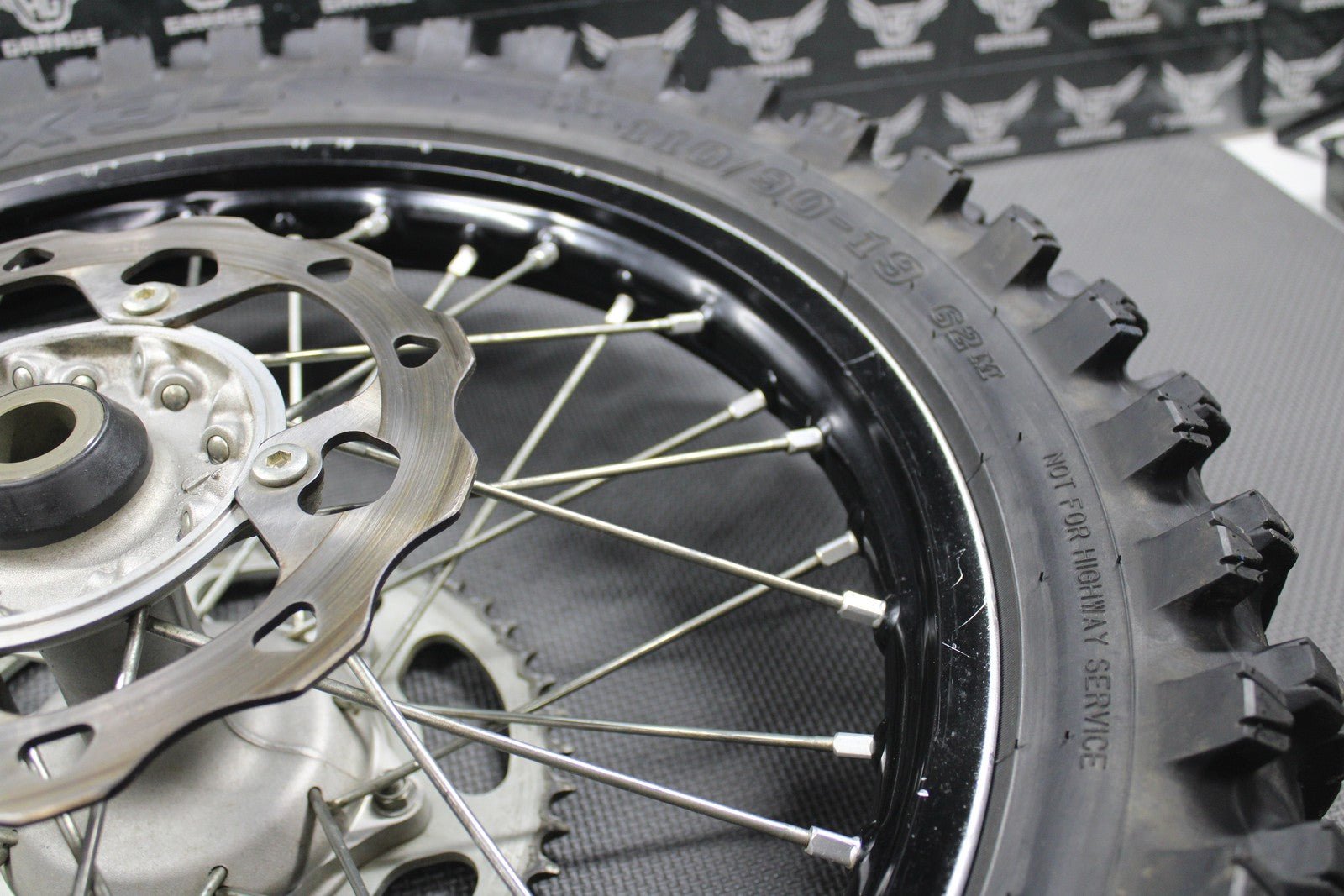 2019 2020 SUZUKI RMZ250 OEM DID REAR BACK WHEEL RIM HUB TIRE 19 x 1.85 GOOD! - hggarage