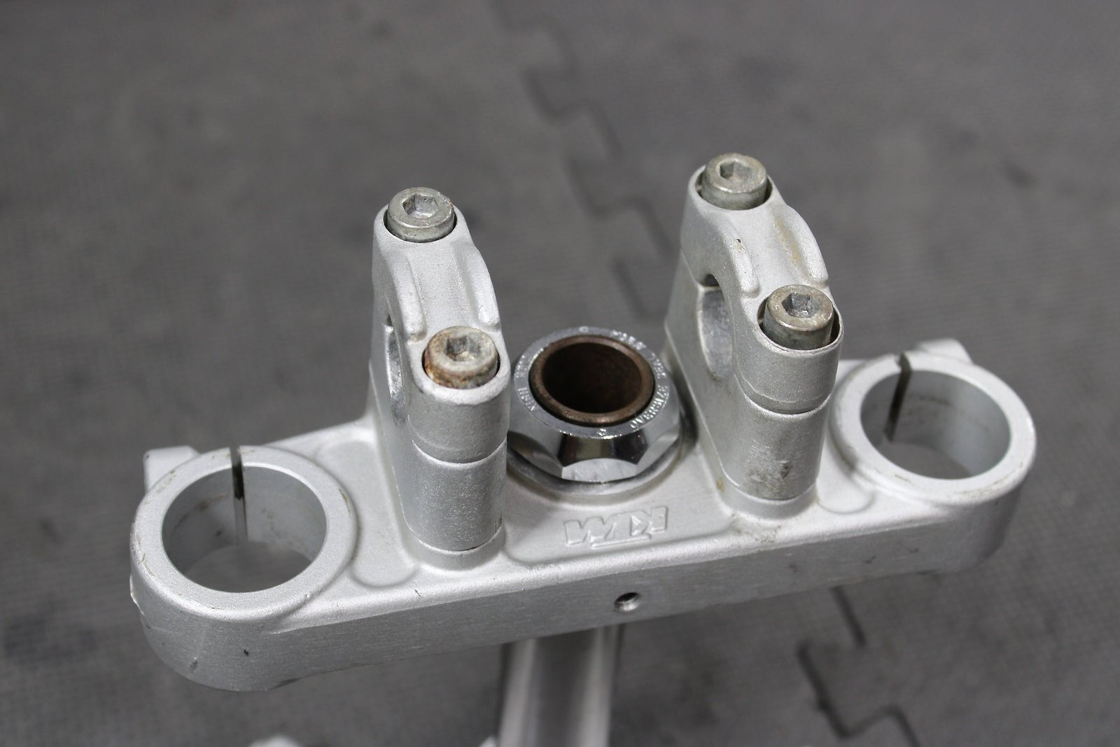 2000 KTM 50SX Junior OEM Front Forks Lower Upper Triple Tree Stem Clamp 45001032 - hggarage