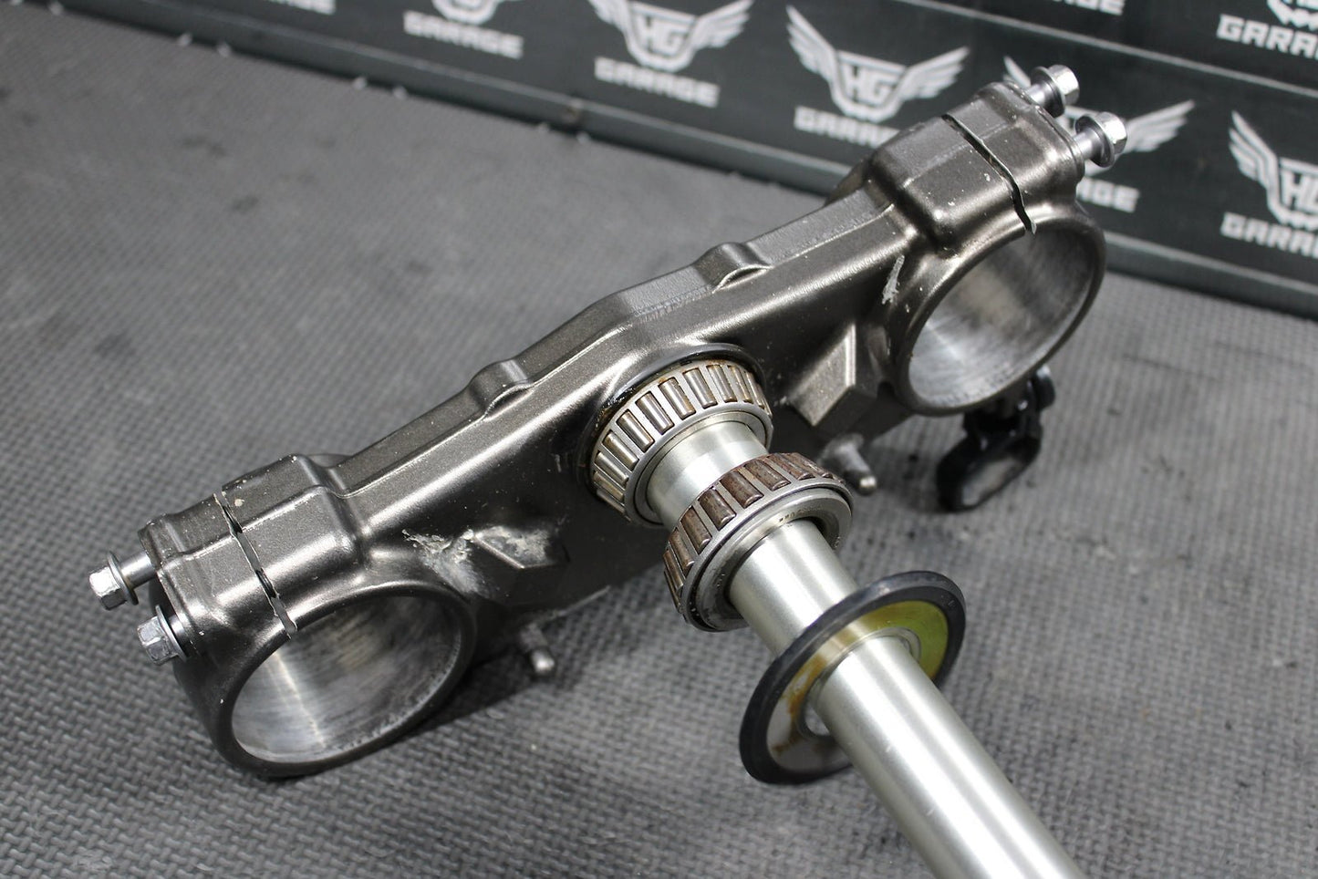 2010 Yamaha 10 - 13 YZ450F OEM Front Forks Lower Upper Triple Tree Assembly - hggarage