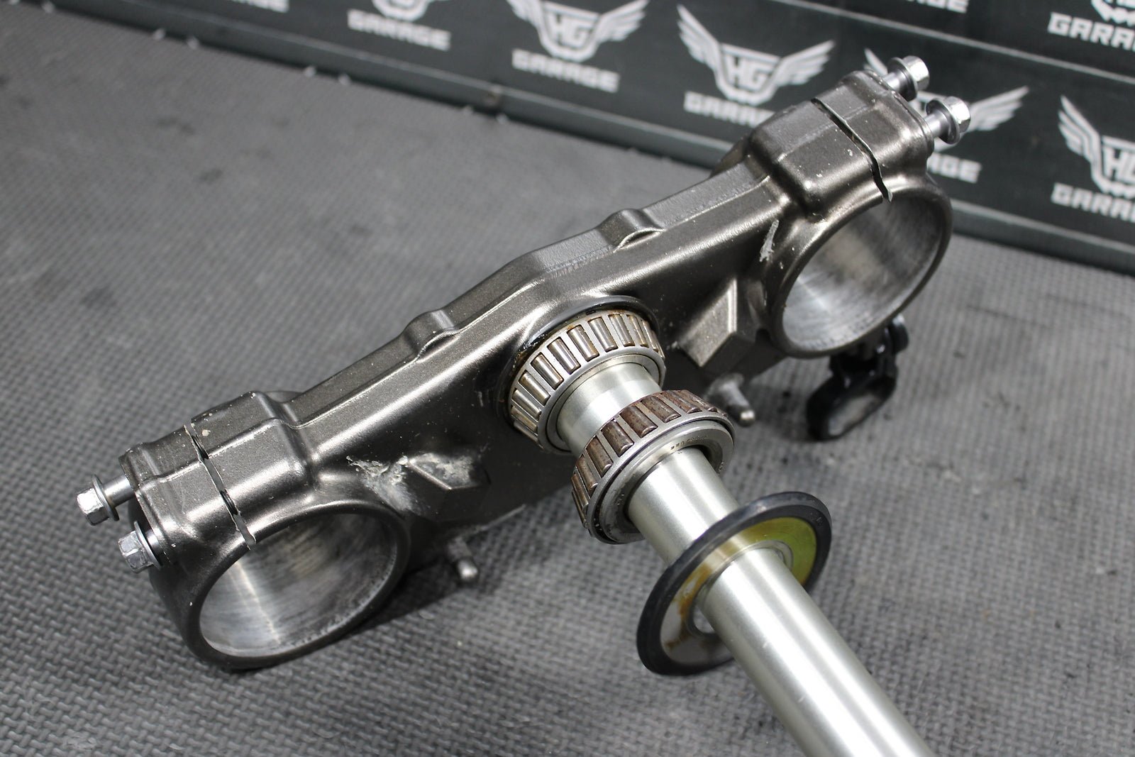 2010 Yamaha 10 - 13 YZ450F OEM Front Forks Lower Upper Triple Tree Assembly - hggarage