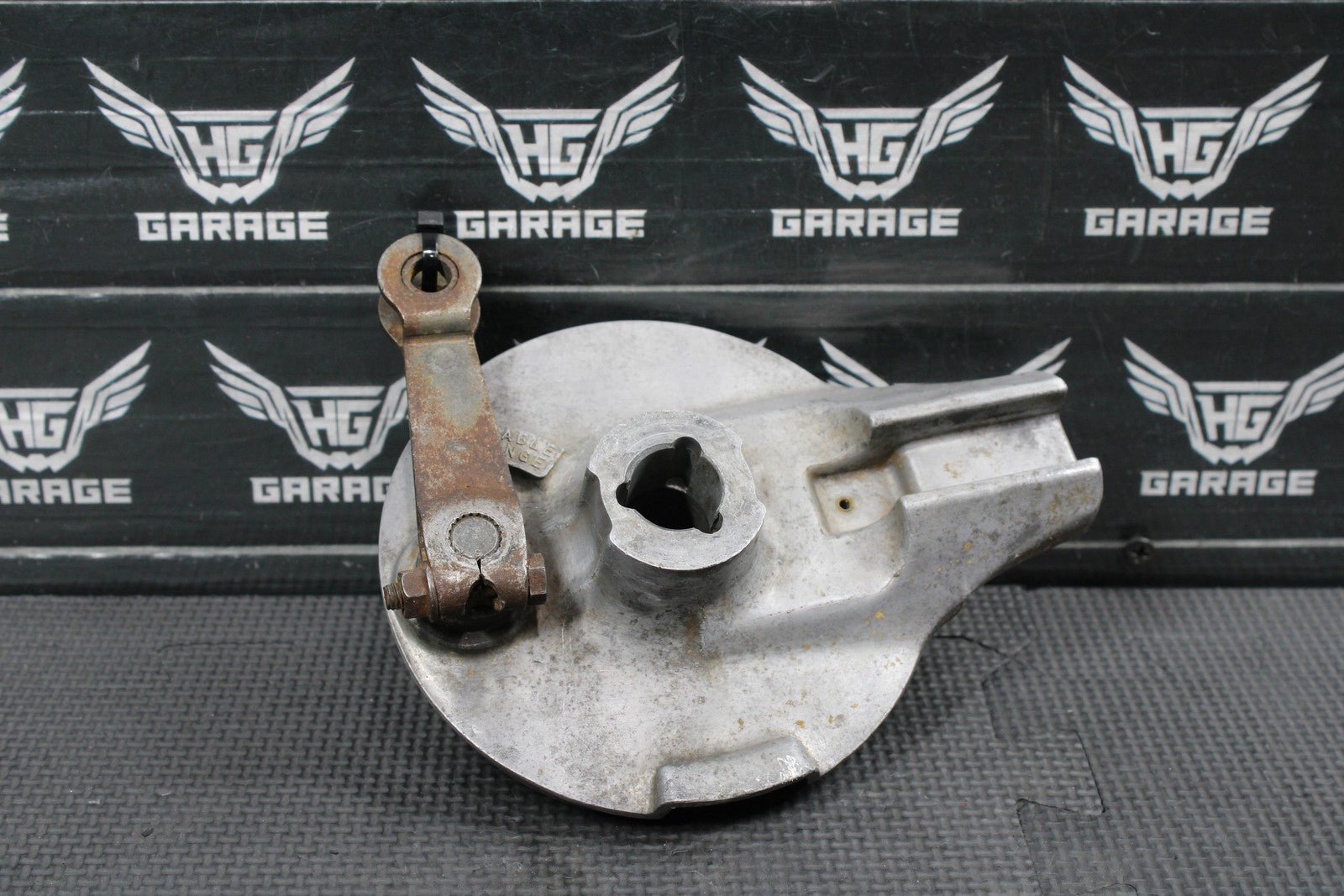 1986 KAWASAKI KDX200 OEM REAR BACK BRAKE DRUM ASSEMBLY 41035 - 1200 - hggarage