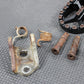 2007 HONDA CRF450R AIR TIME BILLET FOOT PEGS PEDALS FRAME STAND FOOTPEG BLACK - hggarage