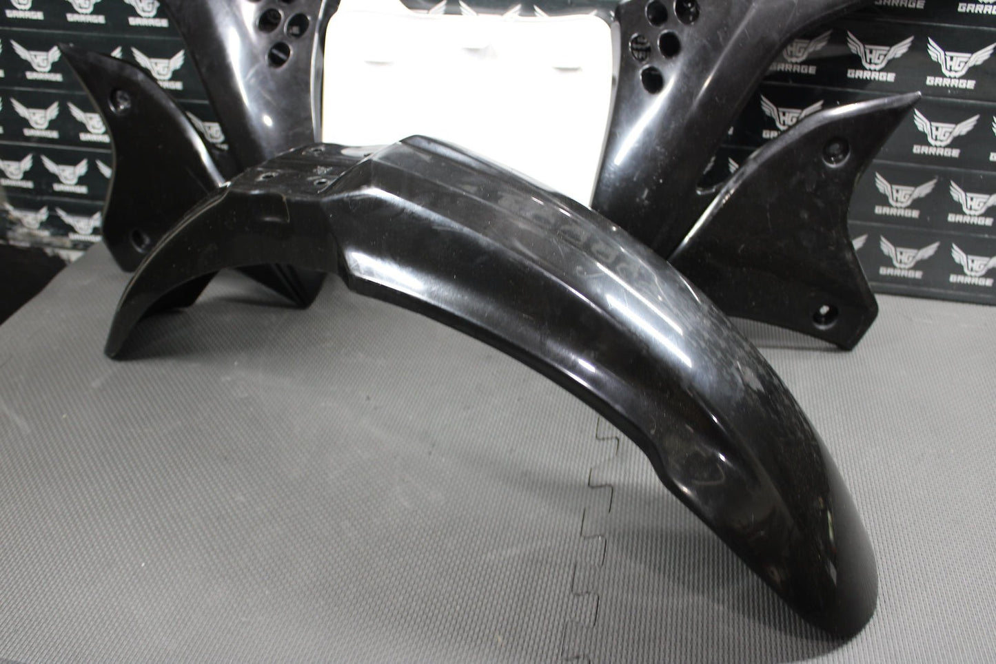 2006 Kawasaki KX450F Aftermarket UFO Plastics Body Kit Fenders Fairings Cowls - hggarage