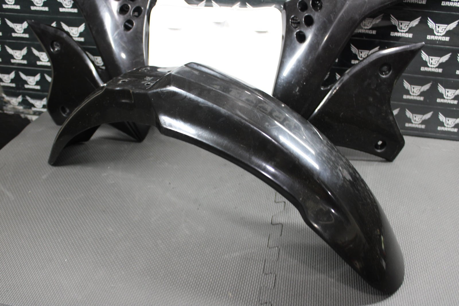 2006 Kawasaki KX450F Aftermarket UFO Plastics Body Kit Fenders Fairings Cowls - hggarage