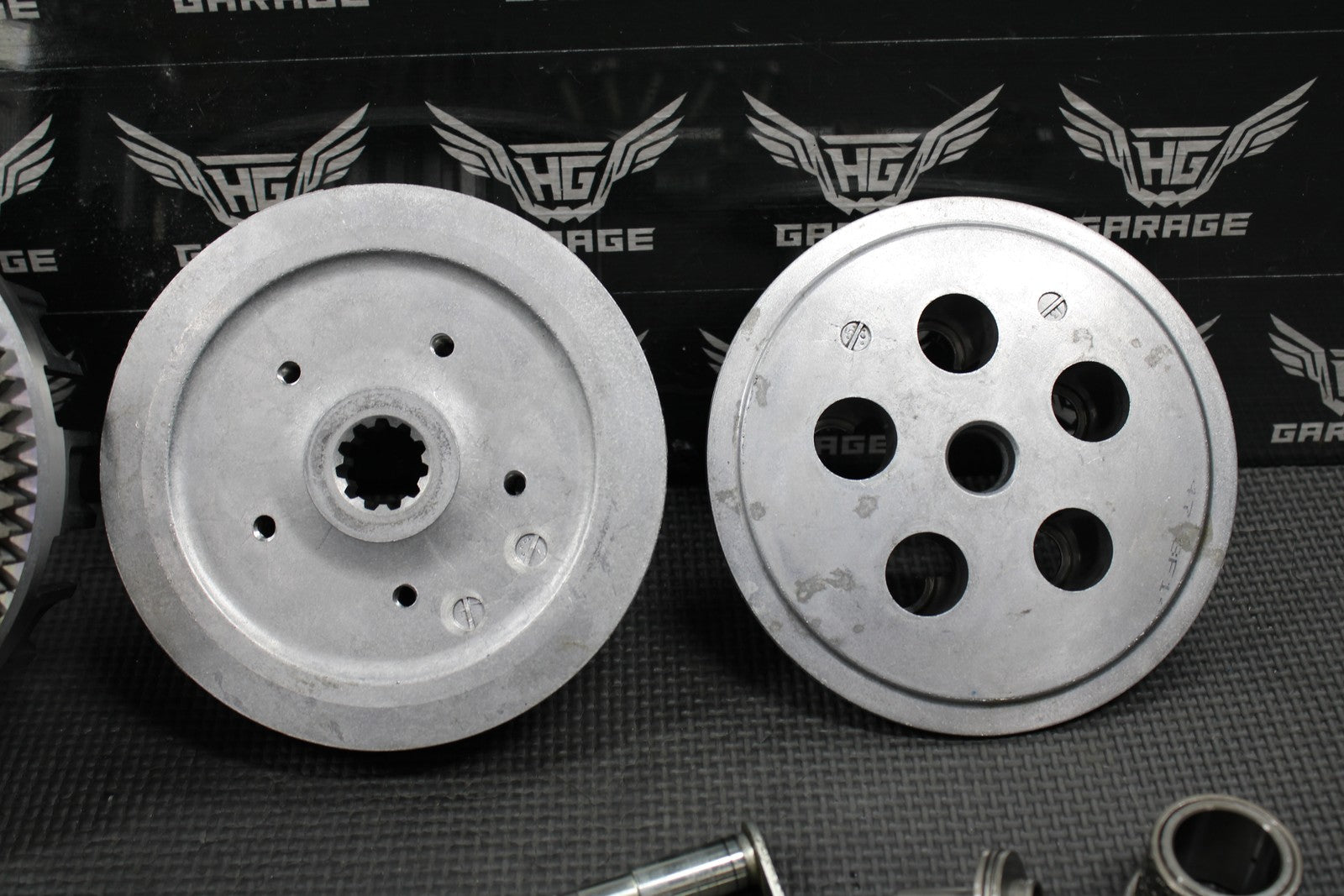 2014 KAWASAK 10 - 14 KX250F OEM COMPLETE CLUTCH W PLATES BASKET HUB SPRINGS GOOD! - hggarage