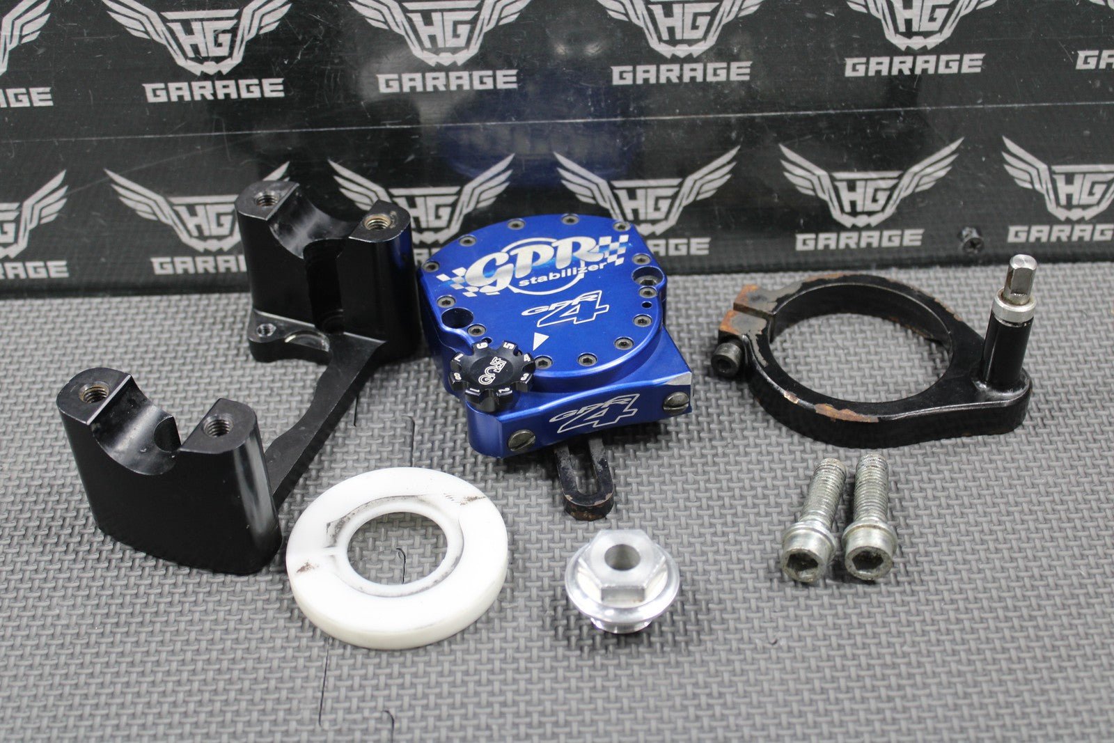2010 KTM 10 - 15 250 XCF GPR V4 STABILIZER DAMPER TRIPLE CLAMP BAR MOUNT KIT 20MM - hggarage