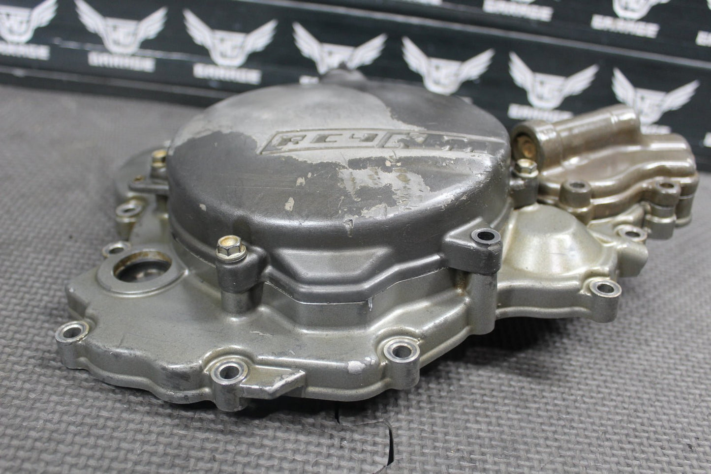 2008 KTM 250 XCF OEM ENGINE MOTOR INNER CLUTCH COVER OUTER CLUTCH COVER - hggarage