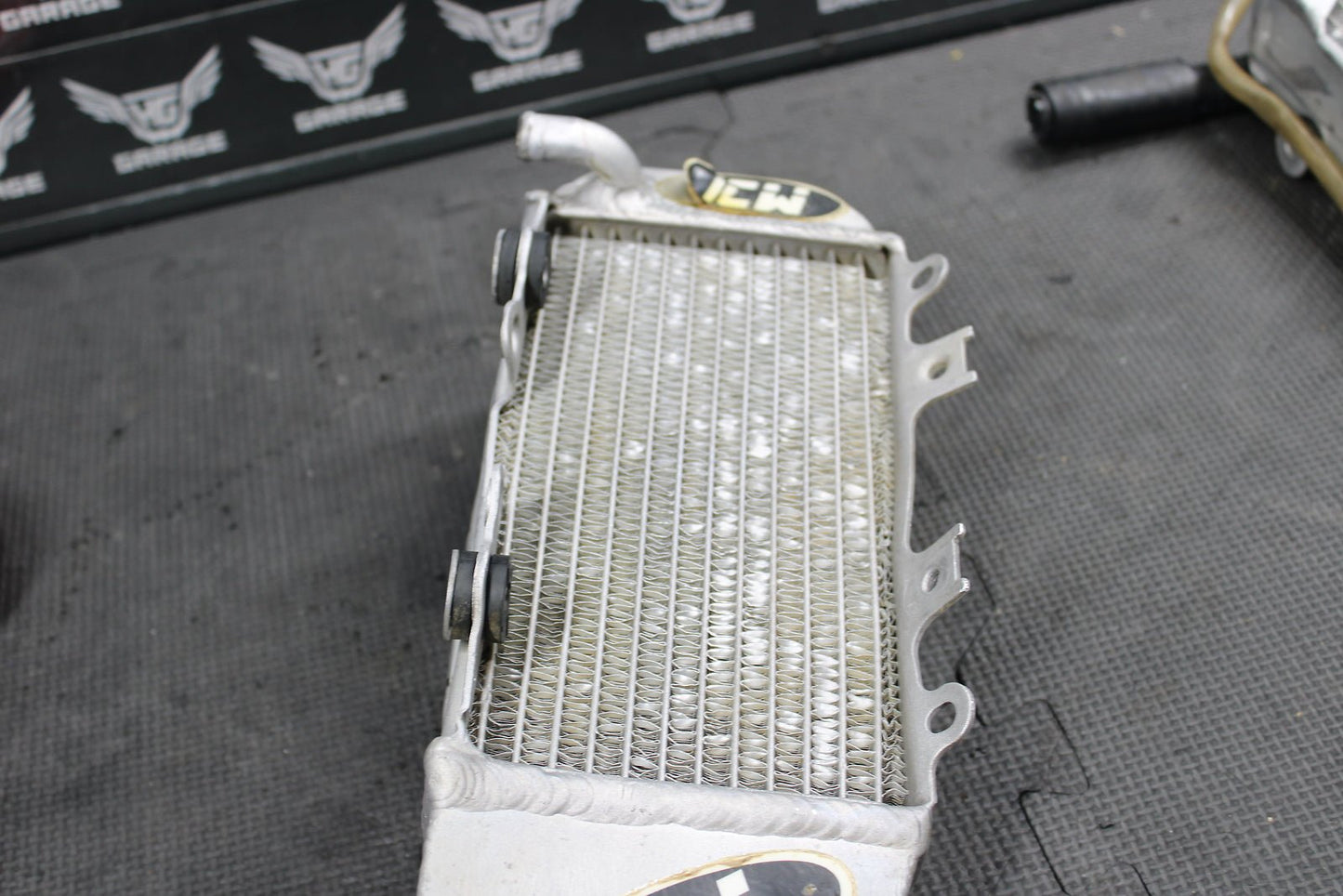 2009 Honda CRF150RB ICW Braced Oversize Radiators Left Right Radiator - hggarage