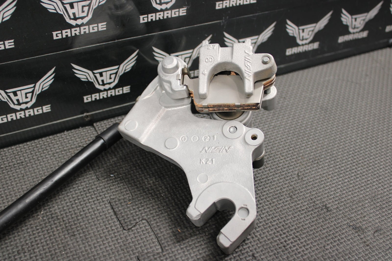 2001 Honda XR250R OEM Nissin Rear Back Brake Caliper Master Cylinder Lever - hggarage