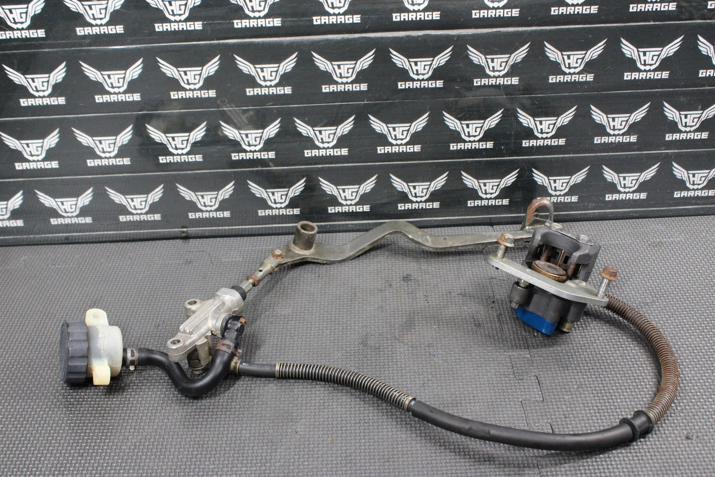 1991 YAMAHA 87 - 01 BANSHEE 350 OEM NISSIN REAR BACK BRAKE CALIPER MASTER CYLINDER - hggarage