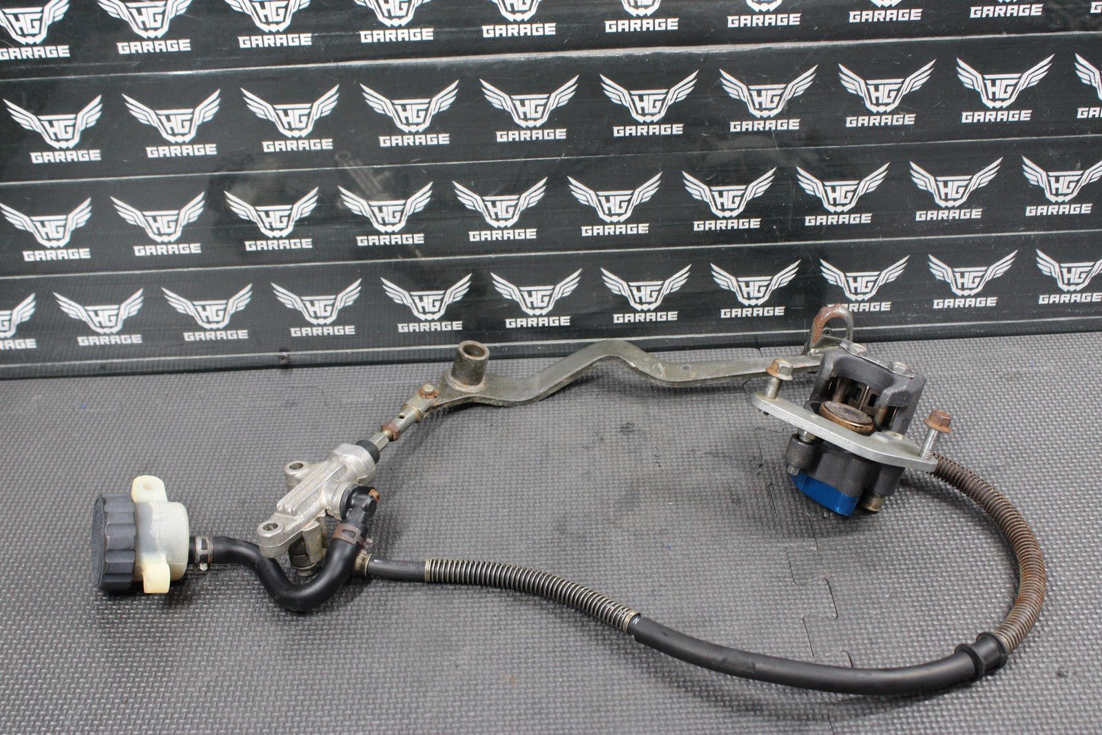 1991 YAMAHA 87 - 01 BANSHEE 350 OEM NISSIN REAR BACK BRAKE CALIPER MASTER CYLINDER - hggarage