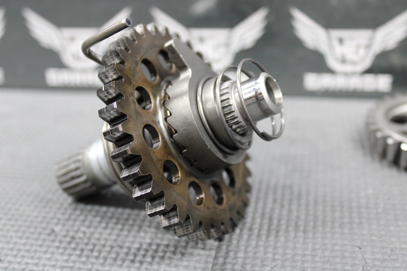 2012 09 - 12 HONDA CRF450R OEM KICKSTART KICK START SPINDLE SHAFT W IDLER GEAR - hggarage