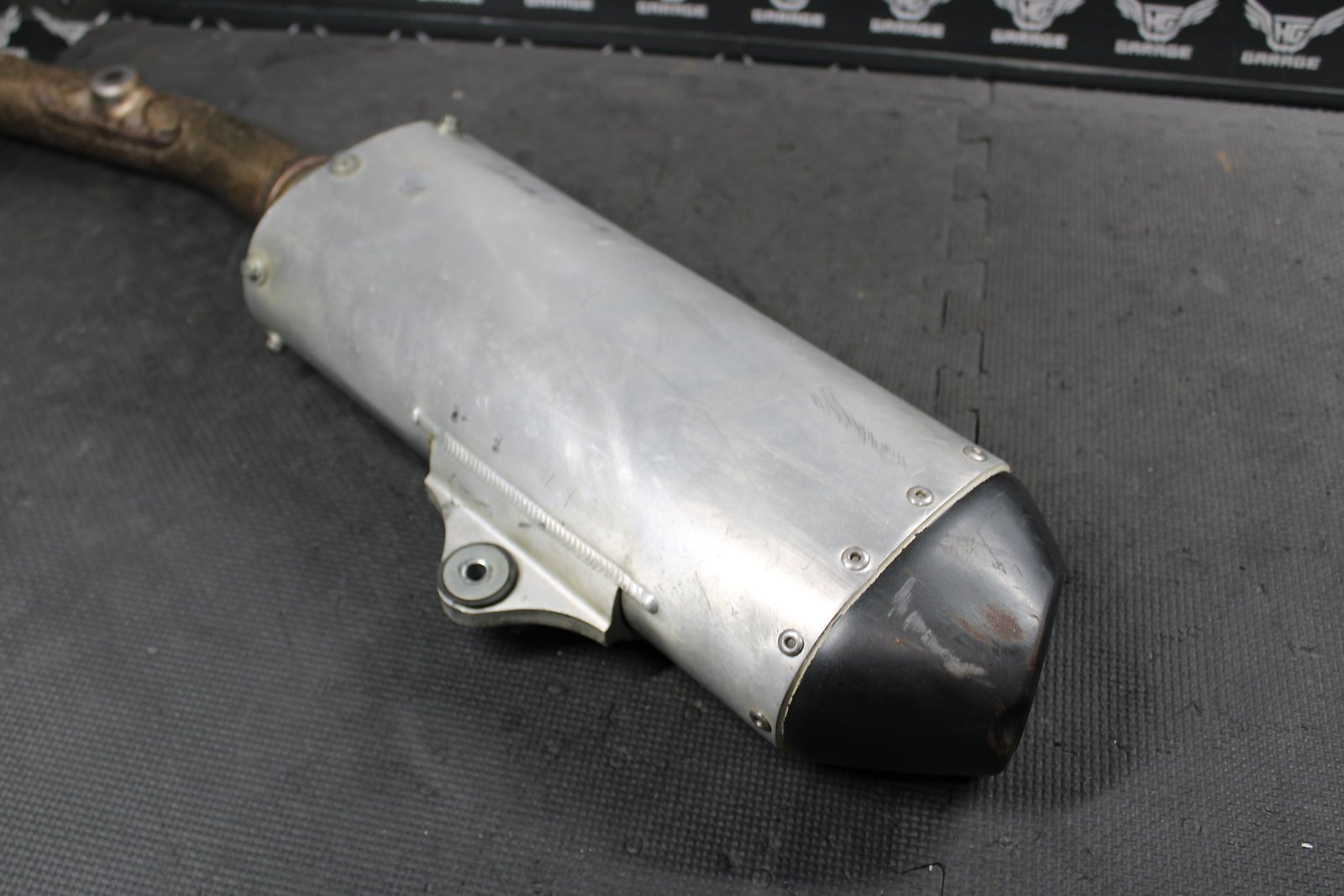 2014 KAWASAKI 13 - 16 KX250F OEM MUFFLER EXHAUST SILENCER SLIP ON PIPE - hggarage