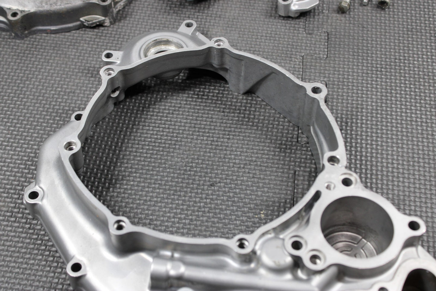 2006 YAMAHA YZ450F 06 - 09 ENGINE MOTOR INNER OUTER CLUTCH COVER WATERPUMP - hggarage