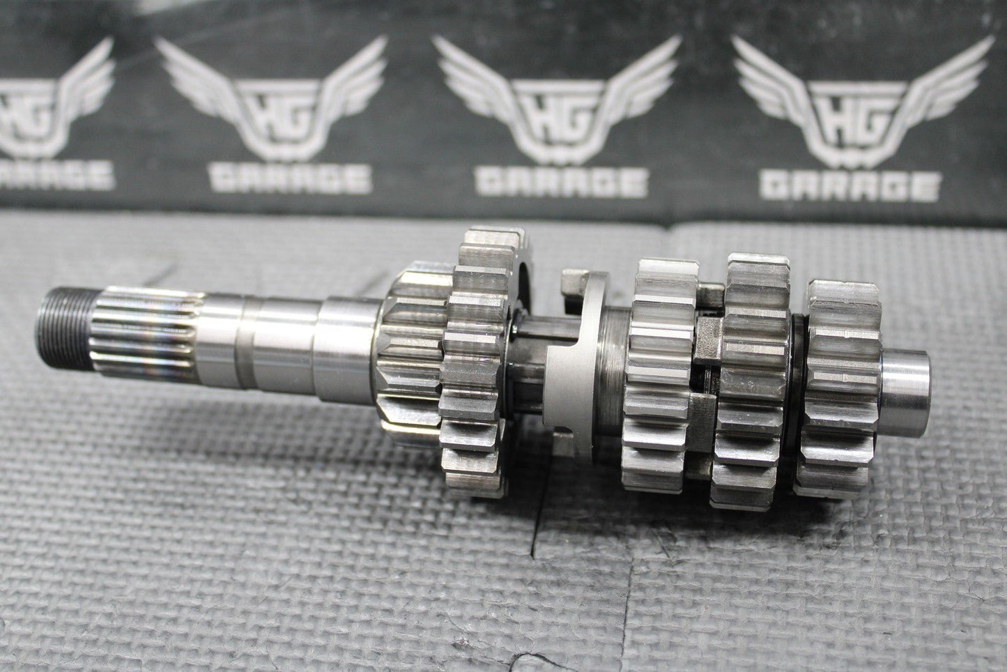 2008 HONDA CRF250R OEM TRANSMISSION TRANNY GEARBOX GEARS SHIFT FORKS NICE! - hggarage