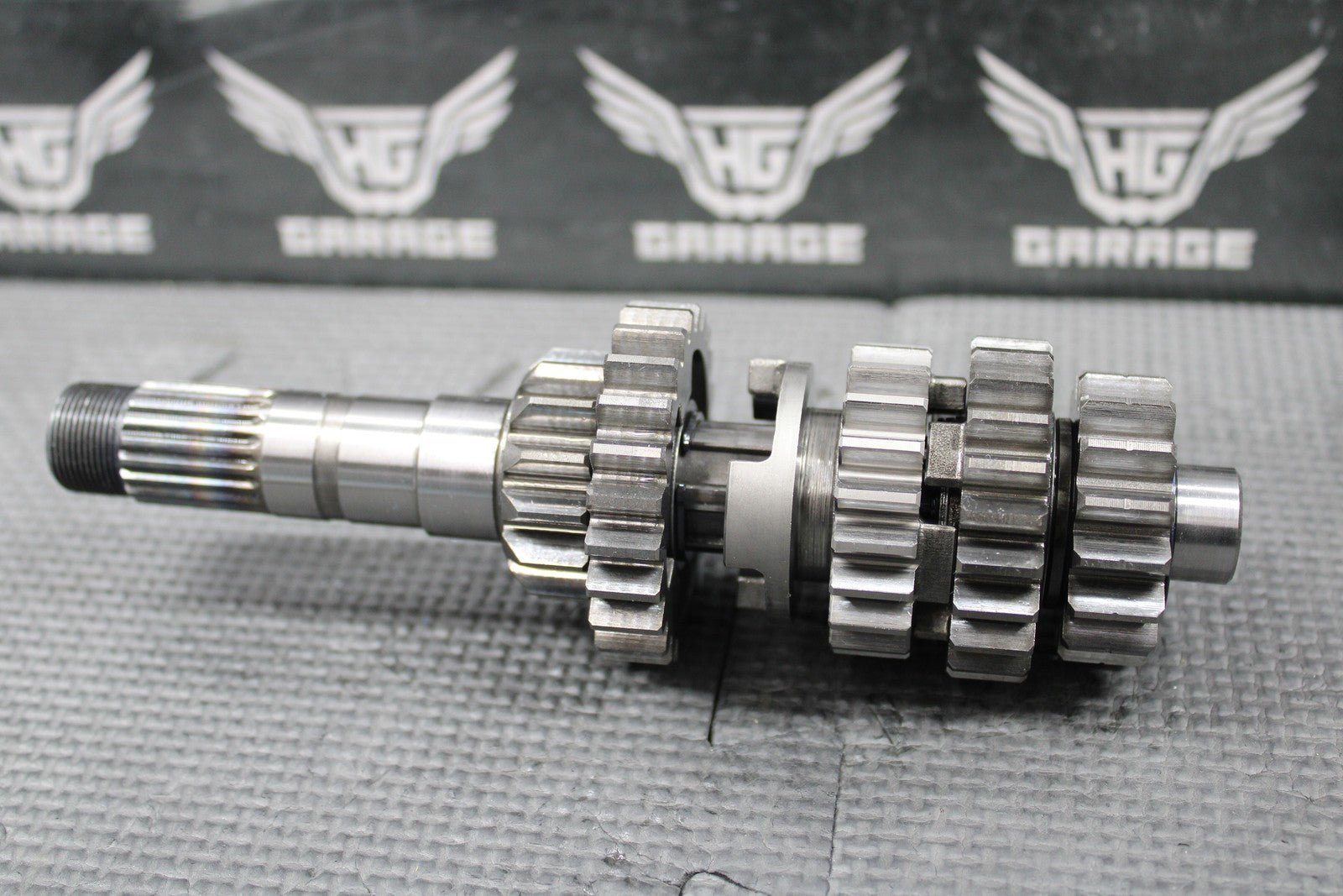 2008 HONDA CRF250R OEM TRANSMISSION TRANNY GEARBOX GEARS SHIFT FORKS NICE! - hggarage