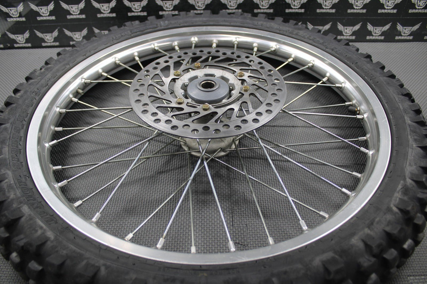 2003 HONDA 01 - 07 CR250R OEM DID FRONT WHEEL RIM HUB ORIGINAL TIRE 21" NICE! - hggarage