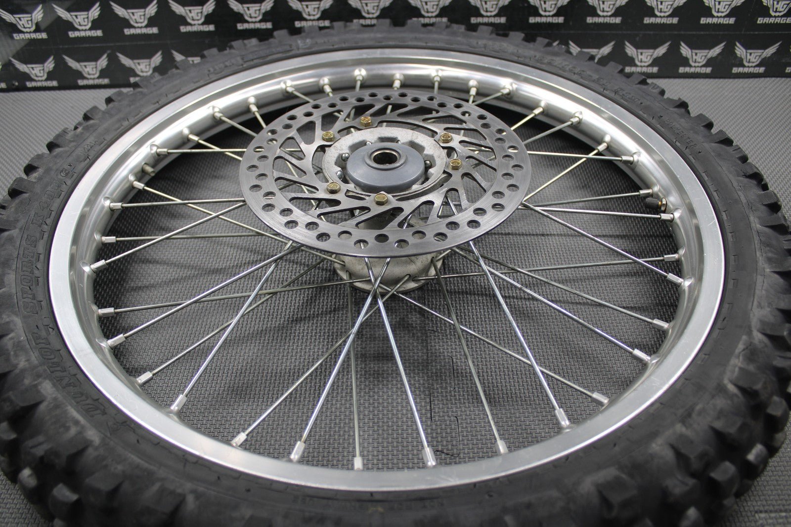 2003 HONDA 01 - 07 CR250R OEM DID FRONT WHEEL RIM HUB ORIGINAL TIRE 21" NICE! - hggarage