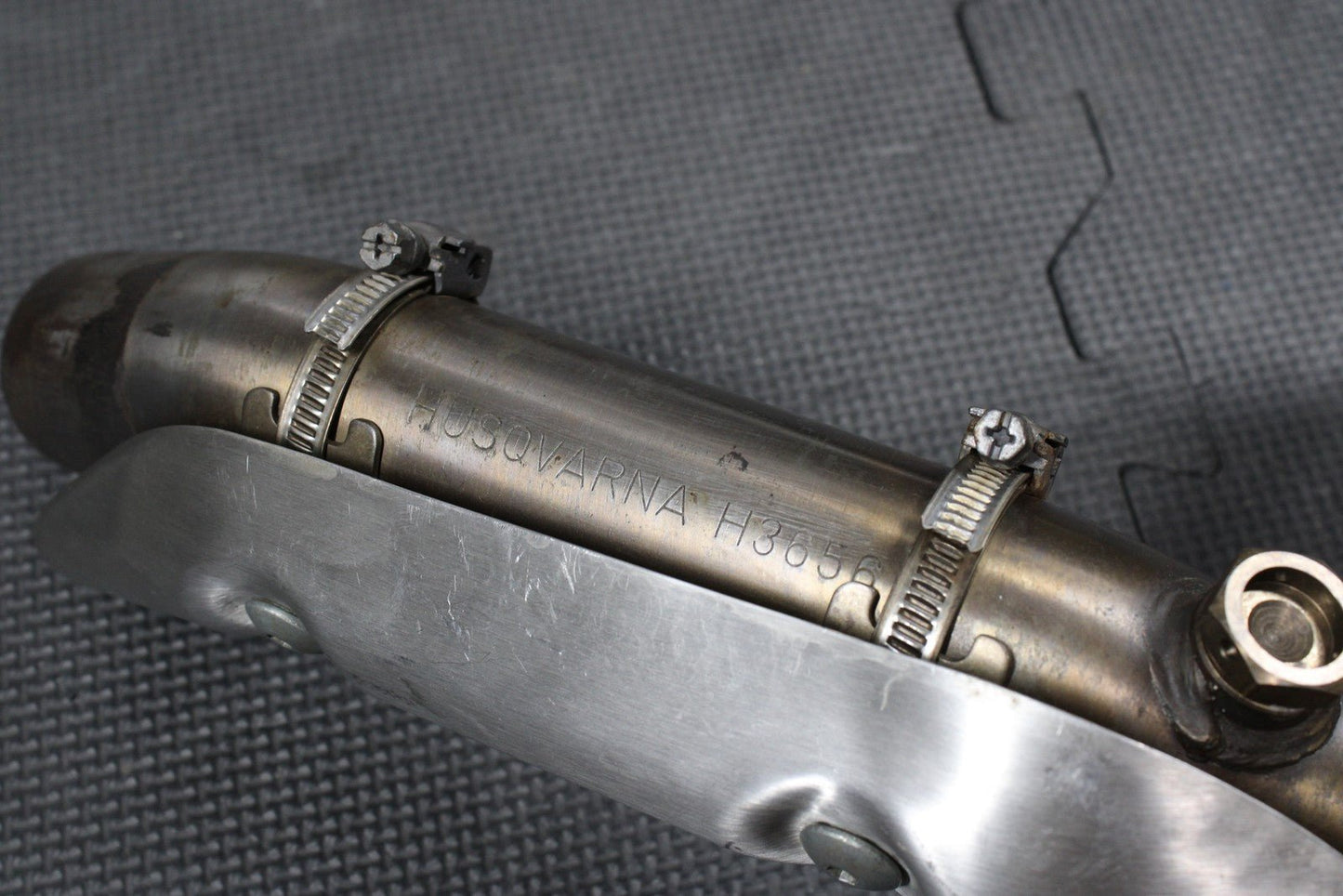 2013 HUSQVARNA TE511 FMF EXHAUST PIPE SLIP ON CHAMBER OEM HEADER PIPE COMPLETE - hggarage