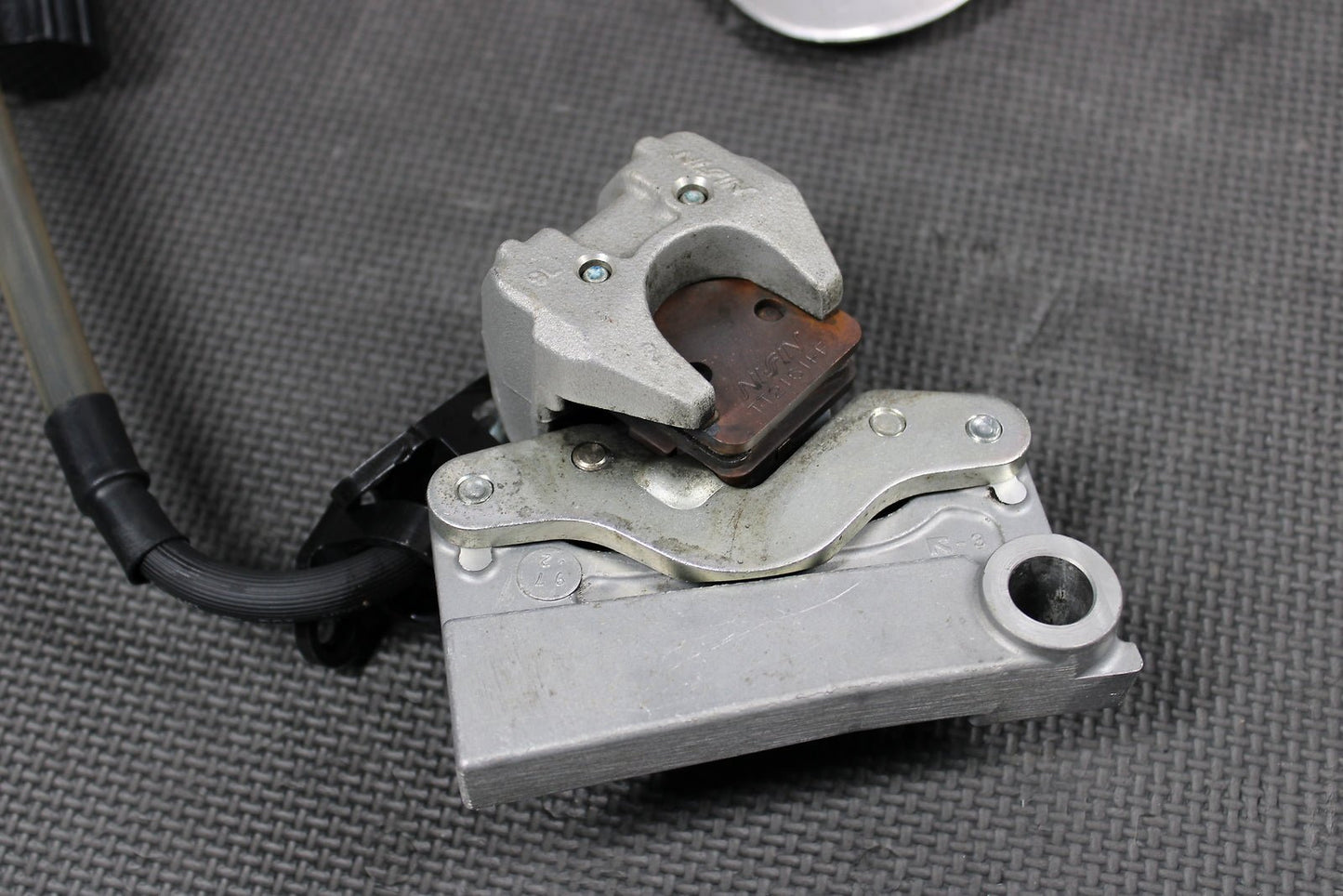 2020 KAWASAKI KX100 BIGWHEEL OEM NISSIN REAR BACK BRAKE CALIPER MASTER CYLINDER - hggarage