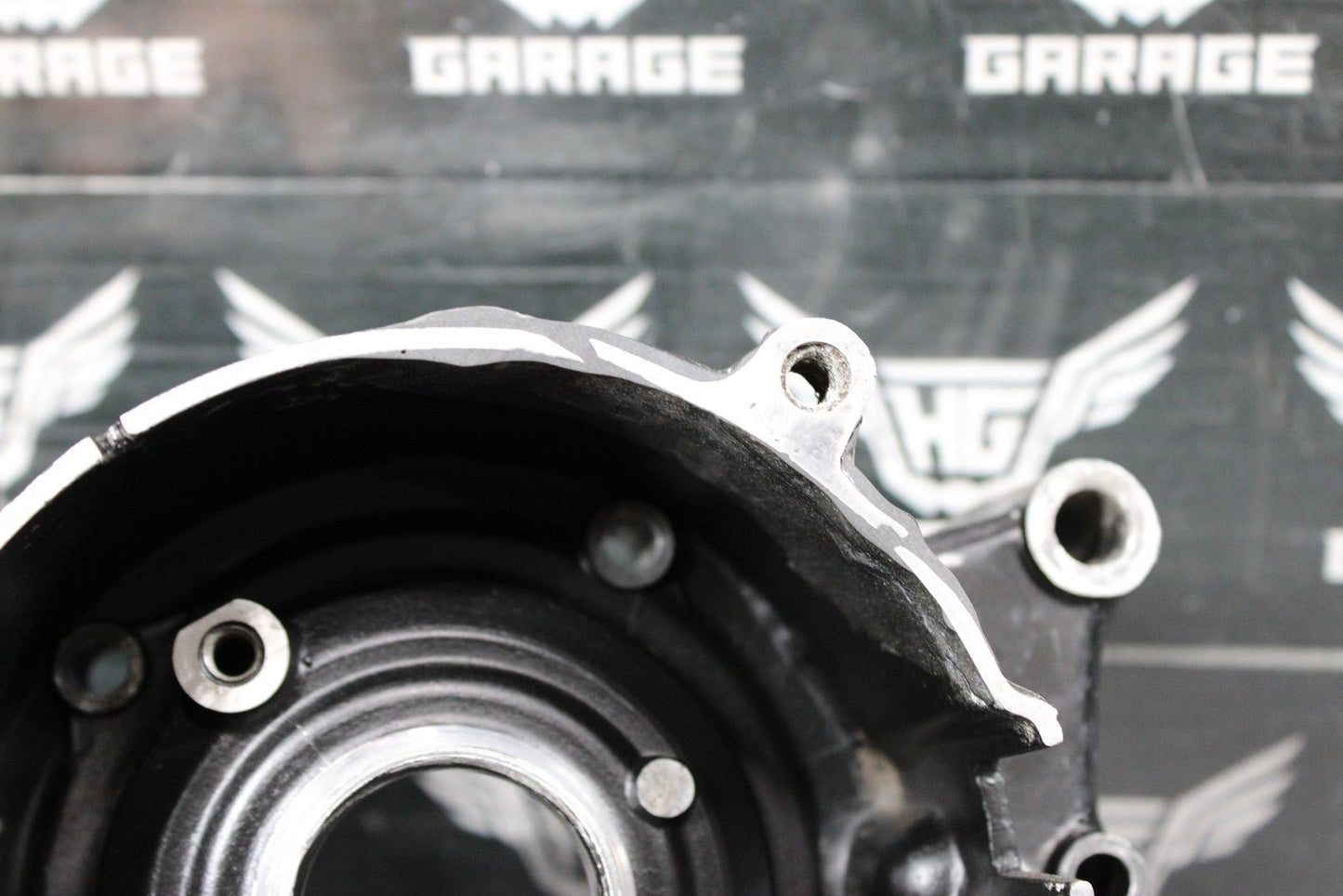 1991 HONDA CR80R OEM LEFT ENGINE MOTOR CRANKCASE CRANK CASES BLOCK - hggarage