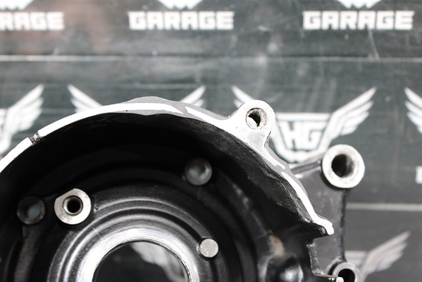 1991 HONDA CR80R OEM LEFT ENGINE MOTOR CRANKCASE CRANK CASES BLOCK - hggarage