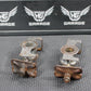 1991 87 - 95 HONDA CR80R OEM SWINGARM CHAIN TENSIONER ADJUSTMENT BRACKETS - hggarage