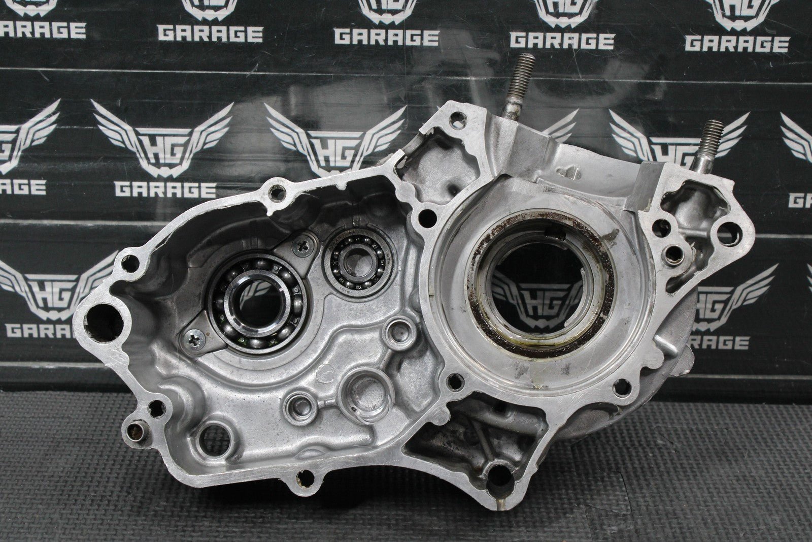 2014 KAWASAKI 08 - 22 KX100 KX85 OEM LEFT RIGHT ENGINE CRANKCASE CASES BLOCK SET - hggarage