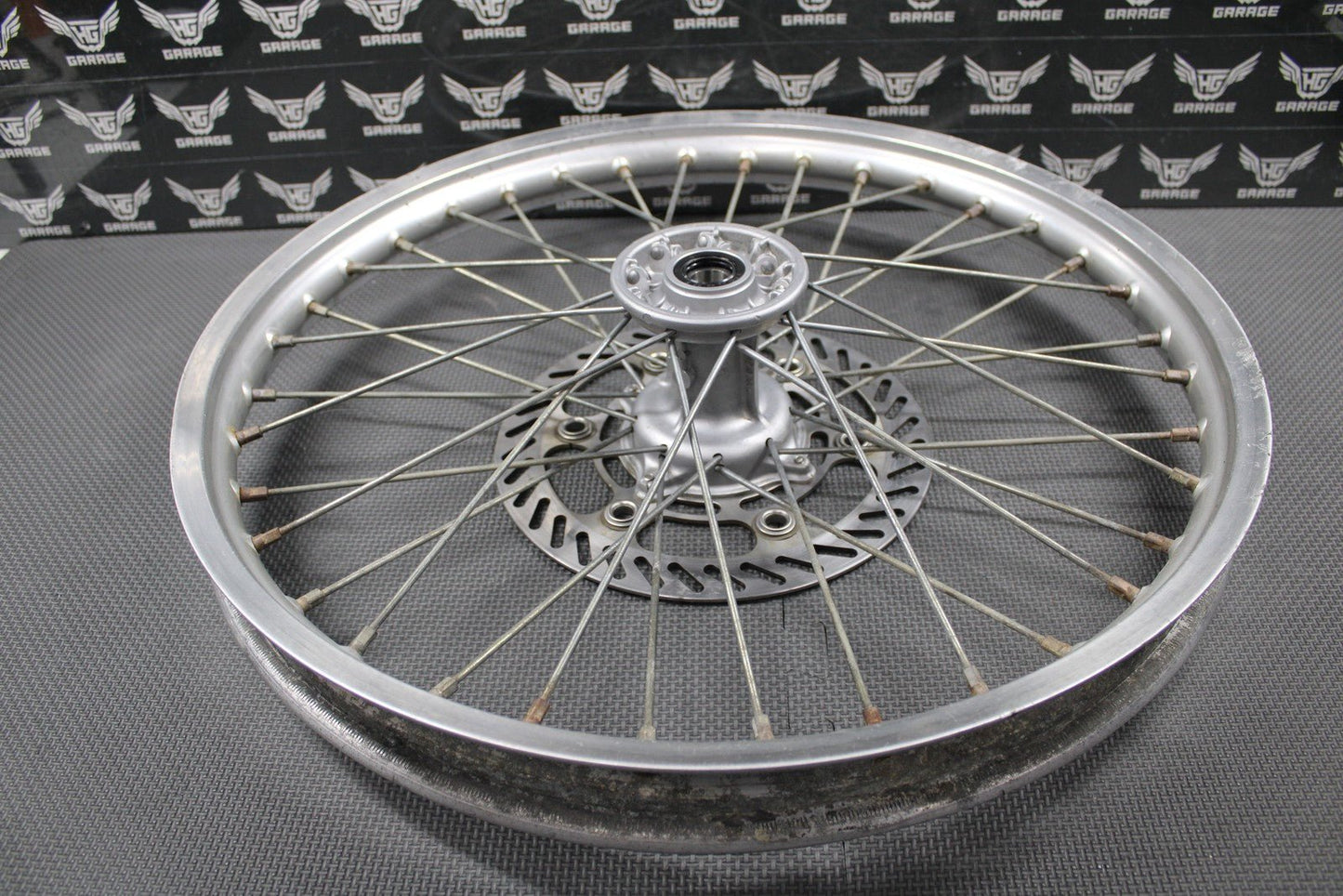 1996 KAWASAKI 93 - 98 KX125 KX250 KX500 OEM 21" FRONT WHEEL RIM HUB 41034 - 1226 - hggarage