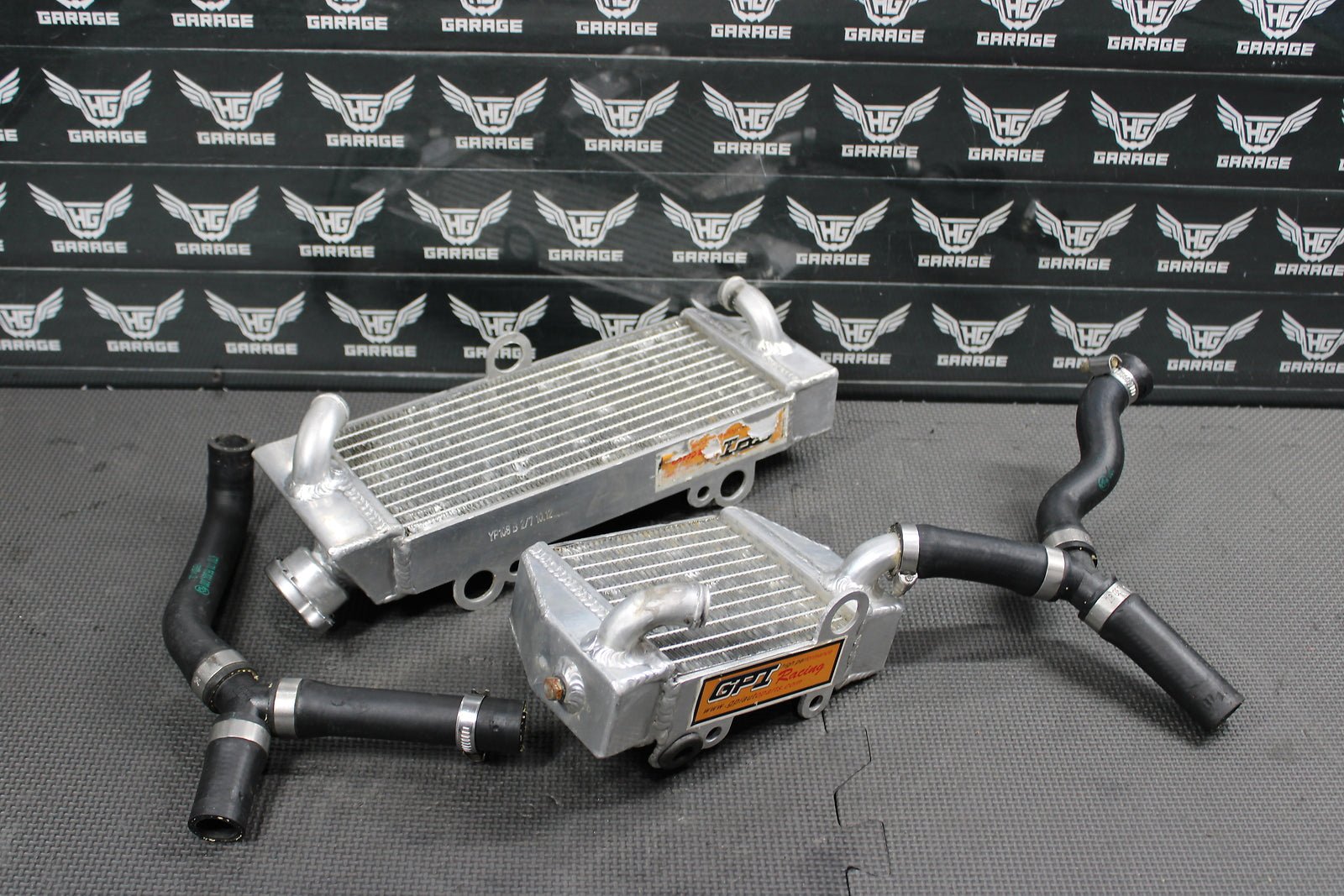 2006 KTM 85 SX GPI OVERSIZED ENGINE MOTOR COOLING COOLER RADIATOR 47035007100 - hggarage