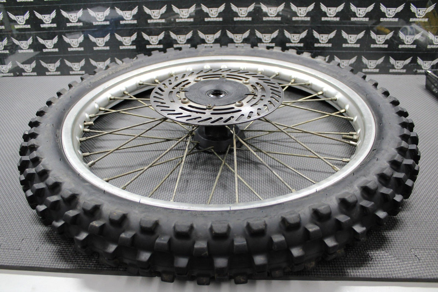 1988 HONDA CR125R CR250R CR500R OEM 21" FRONT WHEEL RIM HUB TIRE 446A5 - KS6 - 830 - hggarage