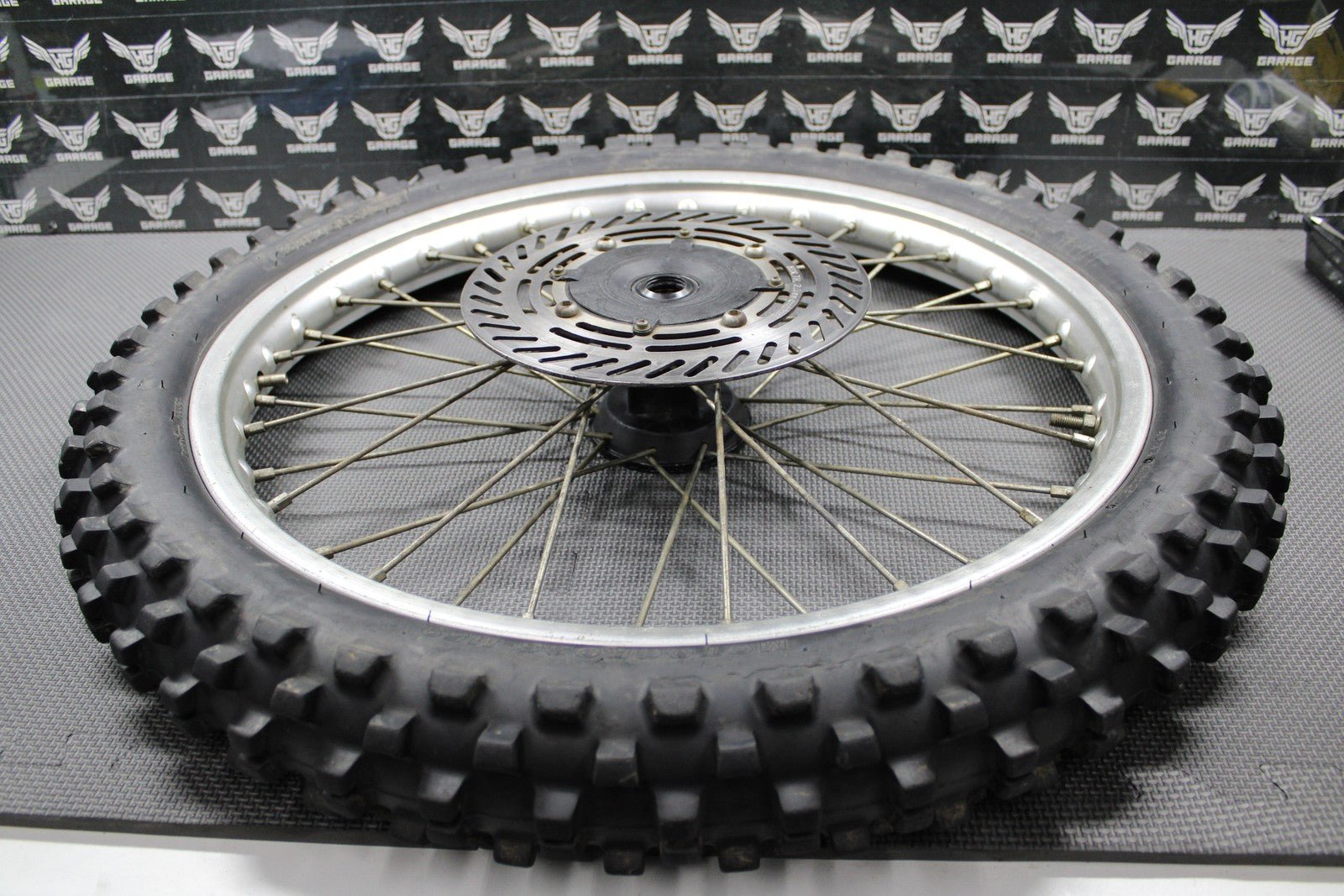 1988 HONDA CR125R CR250R CR500R OEM 21" FRONT WHEEL RIM HUB TIRE 446A5 - KS6 - 830 - hggarage