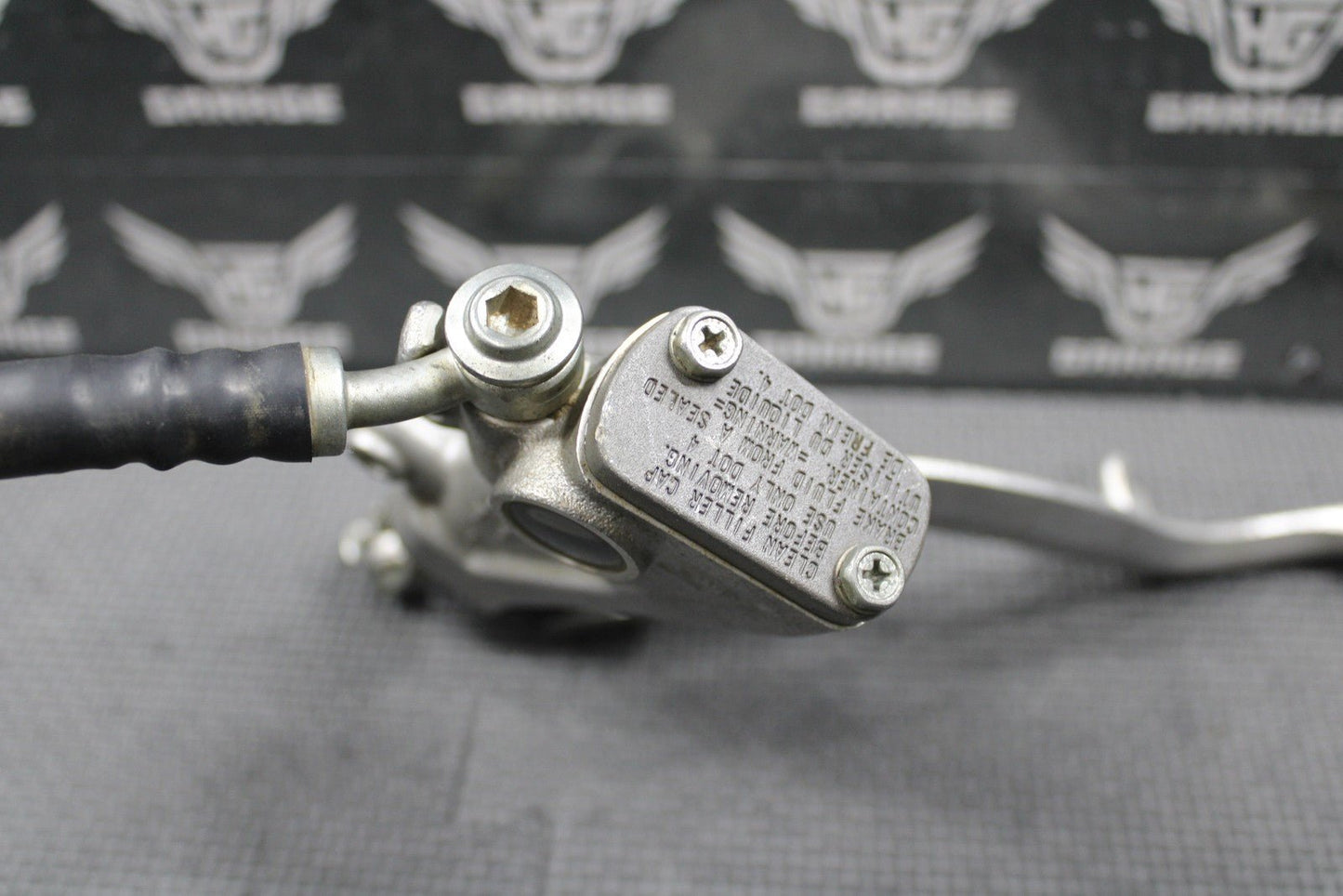 2020 SUZUKI RMZ250 OEM NISSIN REAR BACK BRAKE CALIPER MASTER CYLINDER LEVER GOOD - hggarage