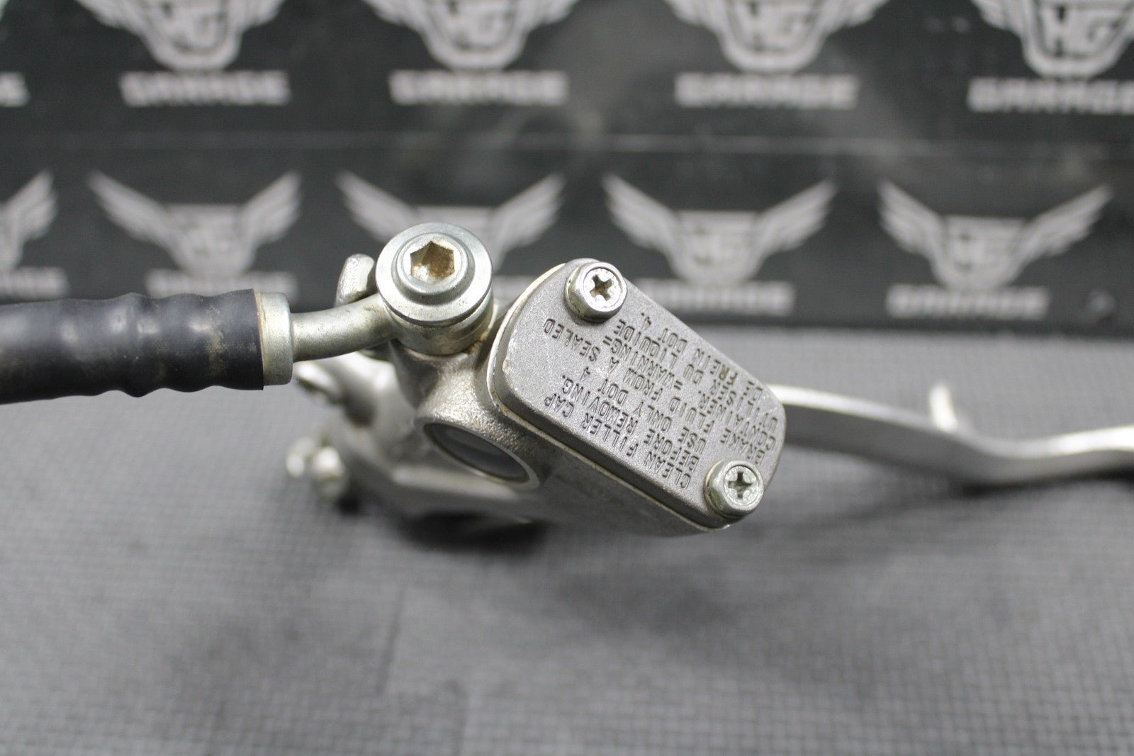 2020 SUZUKI RMZ250 OEM NISSIN REAR BACK BRAKE CALIPER MASTER CYLINDER LEVER GOOD - hggarage