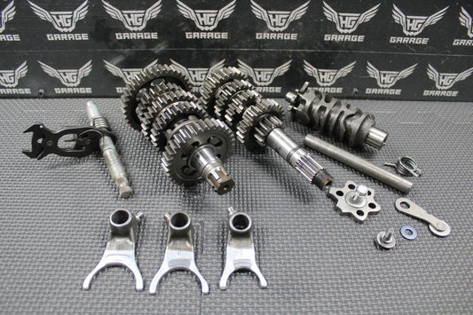 1988 1989 HONDA XR250R OEM TRANSMISSION TRANNY GEARBOX GEARS SHIFT FORKS GOOD! - hggarage