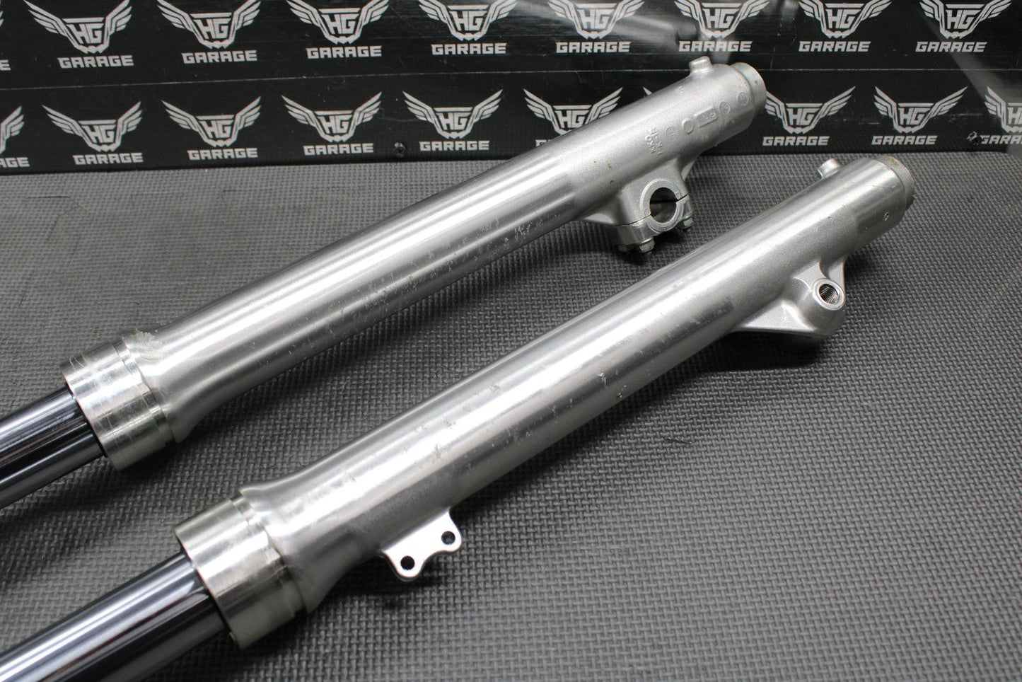 2002 95 - 02 HONDA XR200R OEM RIGHT LEFT FRONT SUSPENSION FORKS SHOCKS DAMPERS - hggarage
