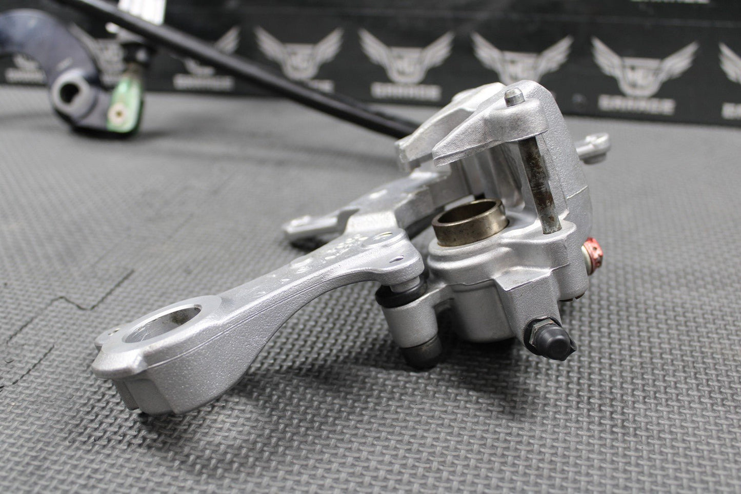 2007 06 - 09 KAWASAKI KX250F REAR BACK BRAKE CALIPER MASTER CYLINDER FORGED LEVER - hggarage