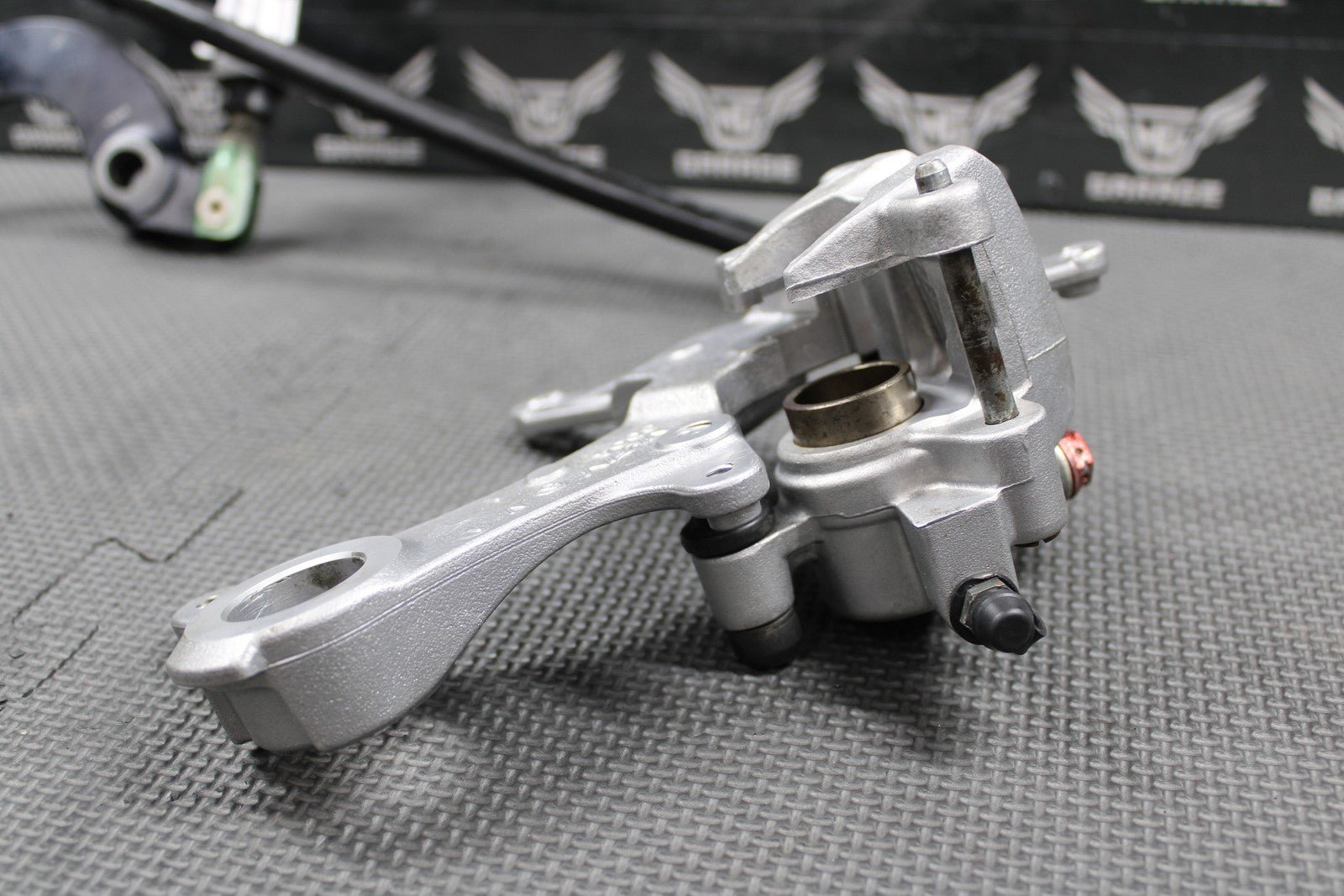 2007 06 - 09 KAWASAKI KX250F REAR BACK BRAKE CALIPER MASTER CYLINDER FORGED LEVER - hggarage