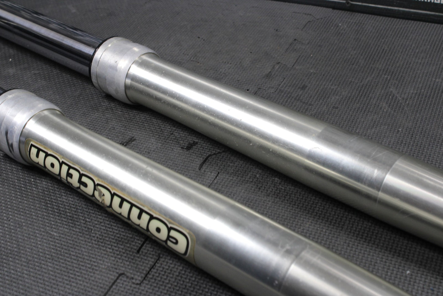 2002 YAMAHA YZ250 OEM RIGHT LEFT FRONT SUSPENSION FORKS SHOCKS 5NX - 23102 - 00 - 00 - hggarage
