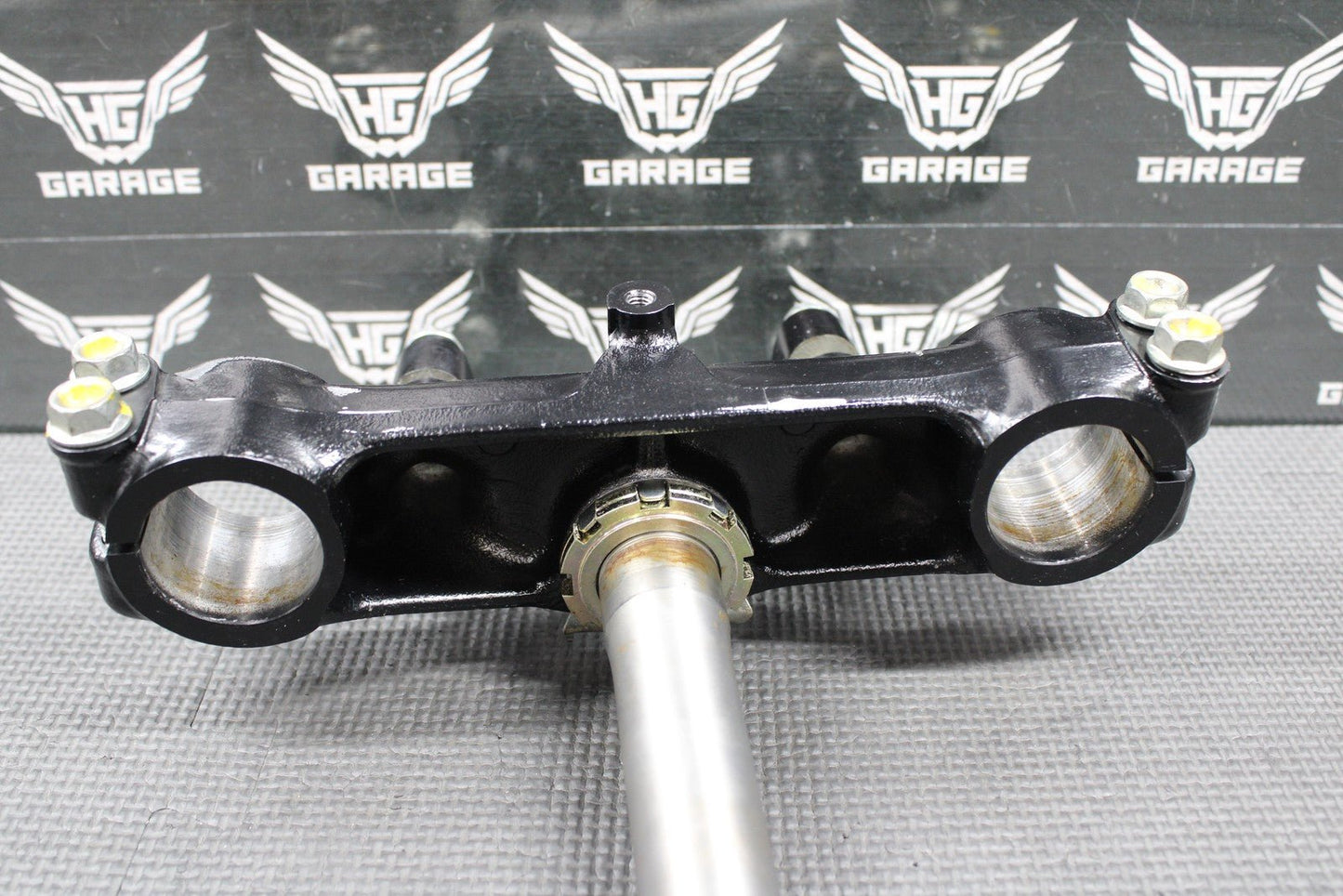 2002 HONDA XR200R 90 - 02 OEM FRONT FORKS LOWER UPPER TRIPLE TREE STEM BAR CLAMP - hggarage